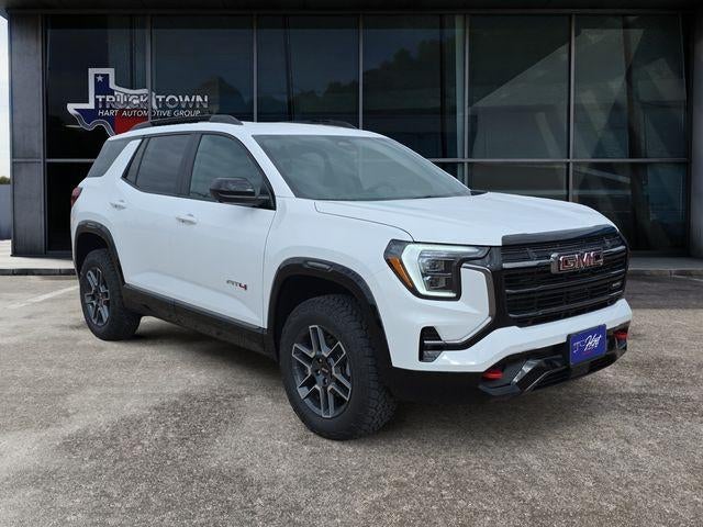2026 GMC Terrain AT4 in Summit White — front three-quarter view